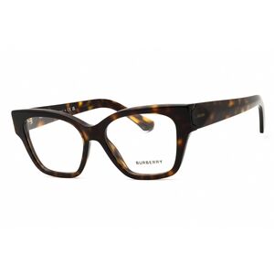NWT Burberry 0BE2420 Dark Havana Rectangle 52mm Eyeglasses